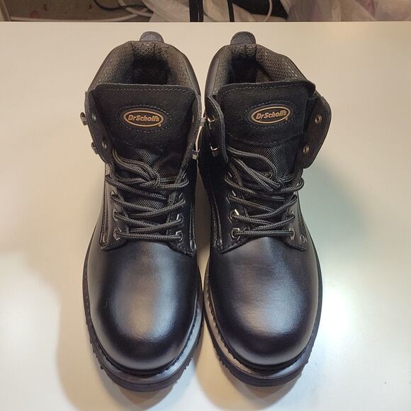 BRAND NEW DrSCHOLL'S LEATHER  OIL AND SLIP RESISTANT ANKLE HIGH MEN'S BOOT - Picture 4 of 14